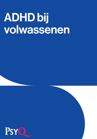 adhd volwassenen behandeling