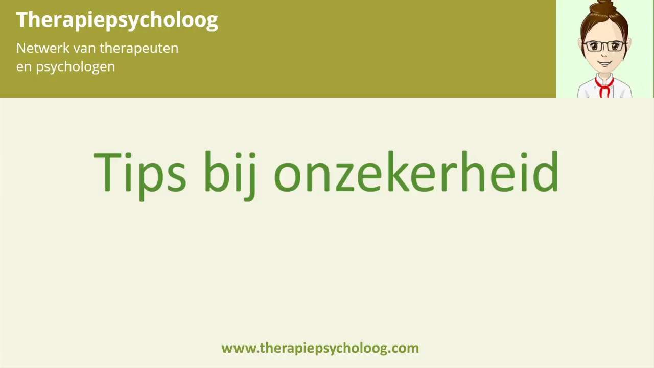 onzekerheid therapie